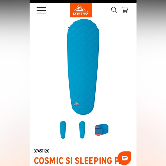 Kelty Blue Sleeping Pad - Picture 1 of 8